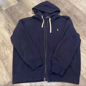 Polo Ralph Lauren Navy Blue Sweater - Large